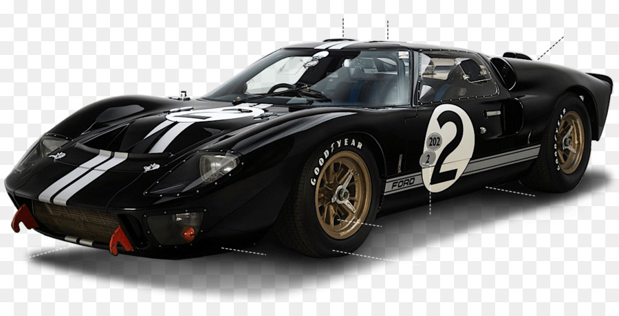 Ford GT40 1966 24 Stunden von Le Mans-Auto - Auto