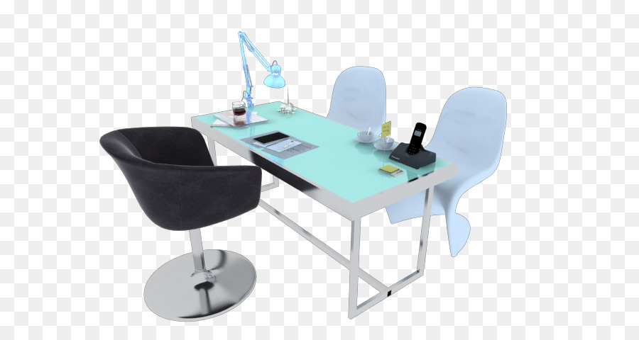 Kunststoff-Stuhl-Schreibtisch - Tisch Büro