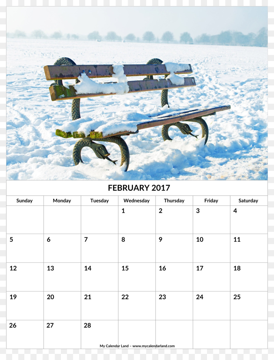 Schnee-Winter-Kalender-Sitzbank Saison - Schnee