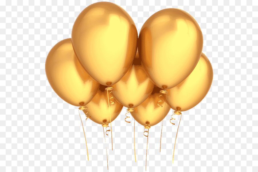 Balloon Party Oro di Compleanno di fotografia Stock - palloncino