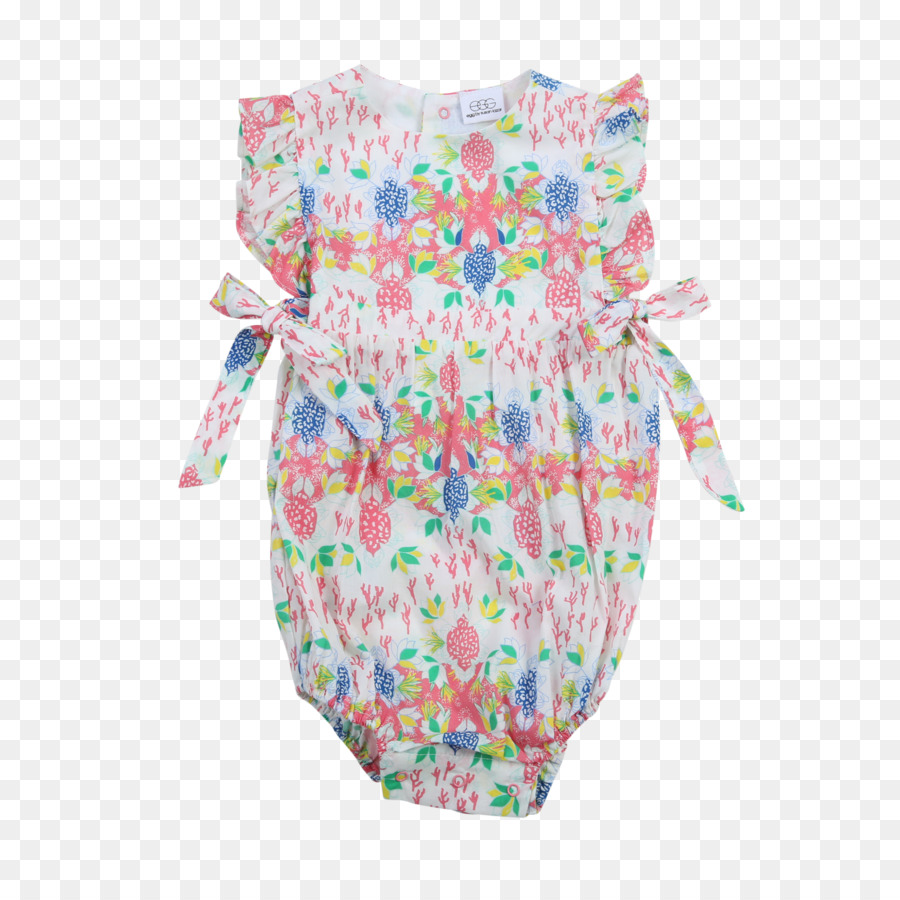 Rosa M Textil-RTV Pink Kleid - Baby Strampler