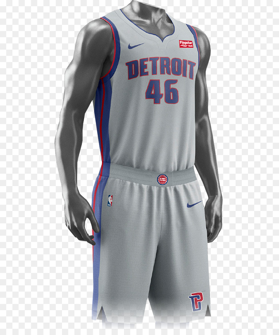 Ärmelloses shirt Jersey Uniform Wrestling Unterhemden Detroit Pistons - Mannequin