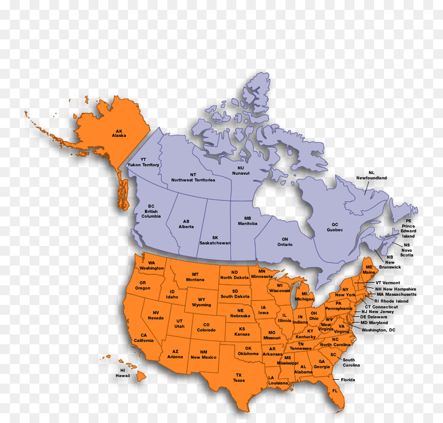 Third-party-logistics Cargo Fourth Party Logistics - Karte von Kanada