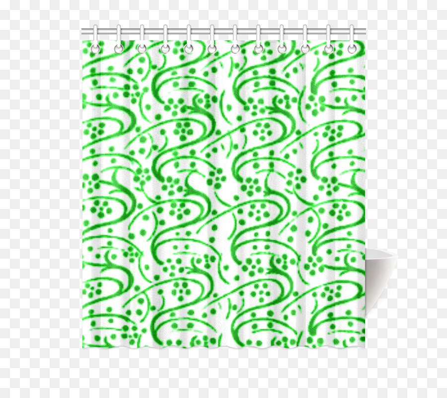 Tasche Gobelin-Visual-arts-Blatt-Muster - grün Vorhang