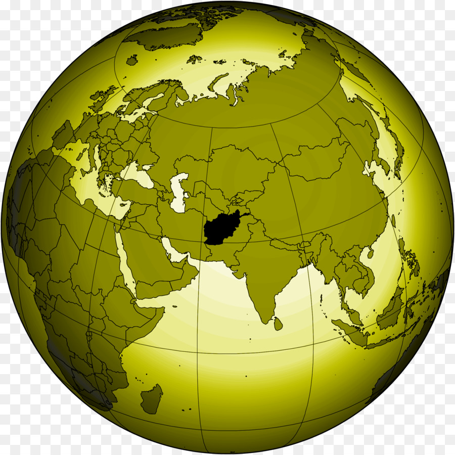 Afghanistan Globe World map Stock-plan - Globus