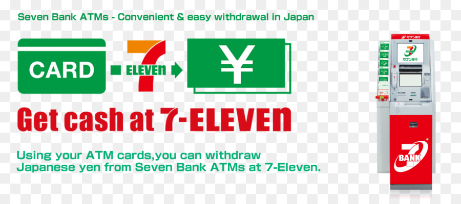 Automatisierte Erzähler-Maschine 7-Eleven Seven Bank Japan Cash - restaurant Karte system