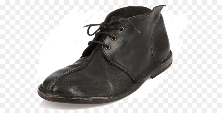 Leder Schuh Boot Walking Schwarz M - Boot