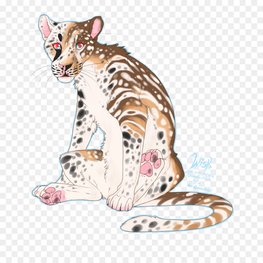 Schnurrhaare Big cat Ocelot Schwanz - Katze