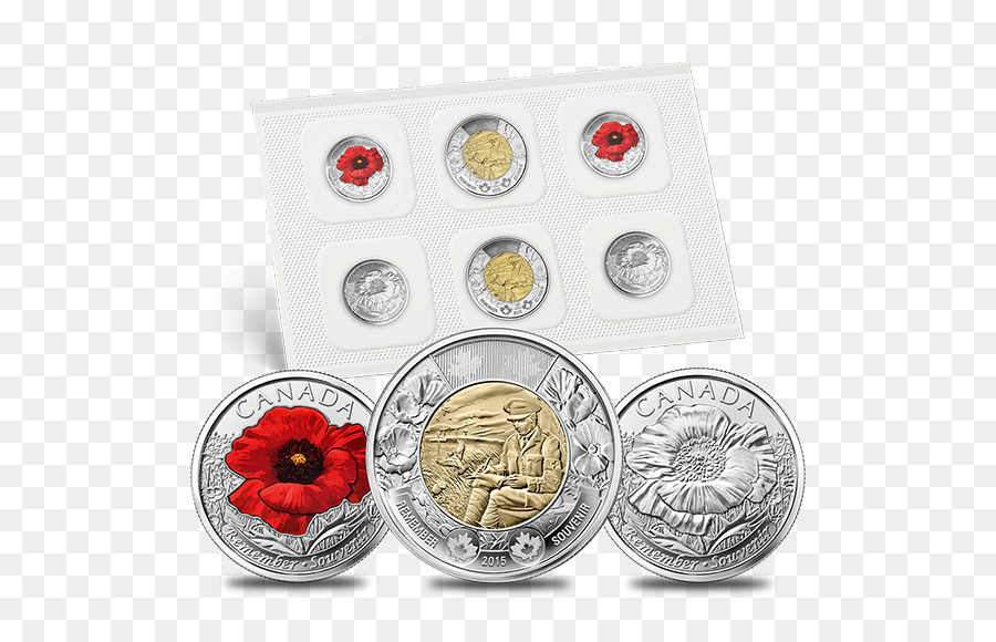 Münze In Flanders Fields Kanada Armistice Day Remembrance poppy - Münze
