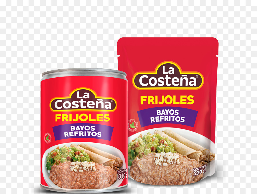 Refried beans, Frijoles charros Mexican cuisine Sauce Costeña - bohnen