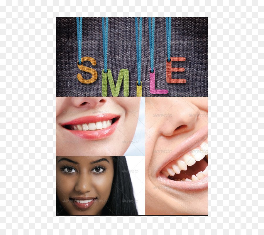 Lächeln, Close-up Lachen - medizinische flyer