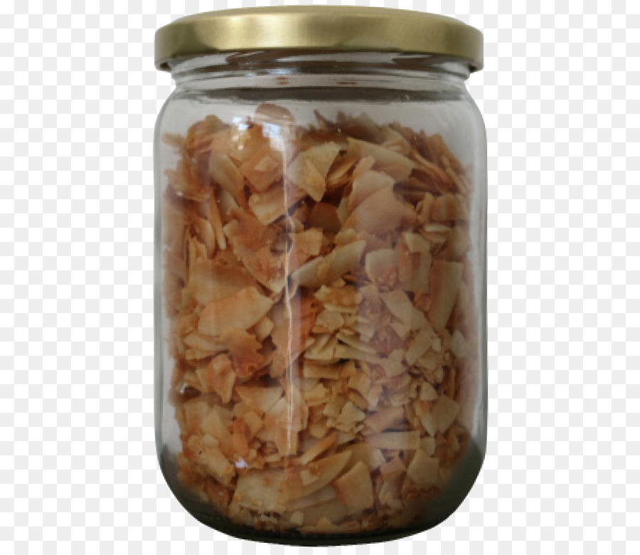 Vaso di vetro, Alimentare, Imballaggio ed etichettatura di Cocco - chips di cocco