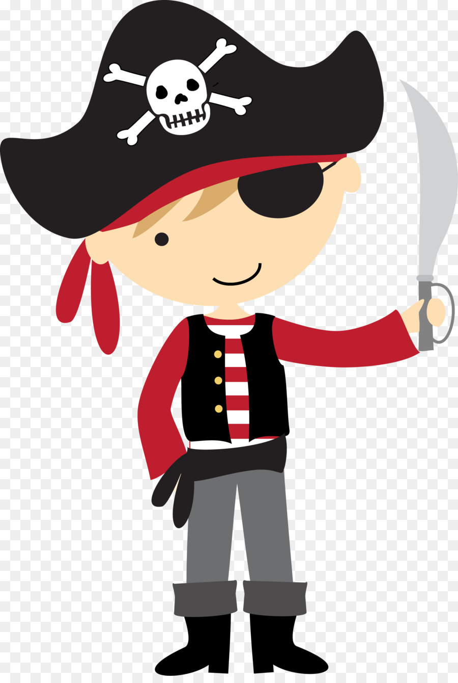 Piraterie Piraten Party Clip art - Piraten silhouette