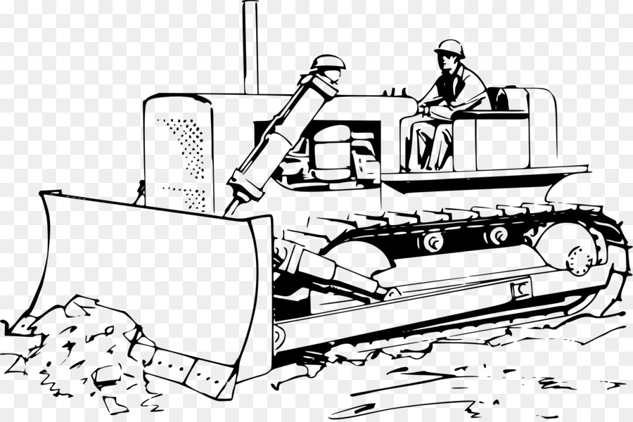 Caterpillar Inc. Clip Art: Transport Bulldozer clipart - Bulldozer