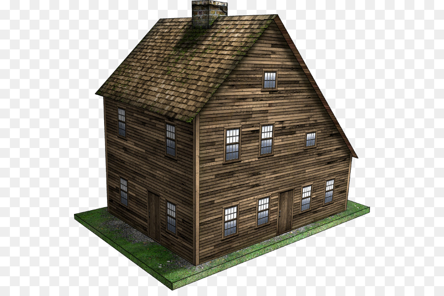 Schuppen-Haus-Fassade-Dach-Hütte - Haus
