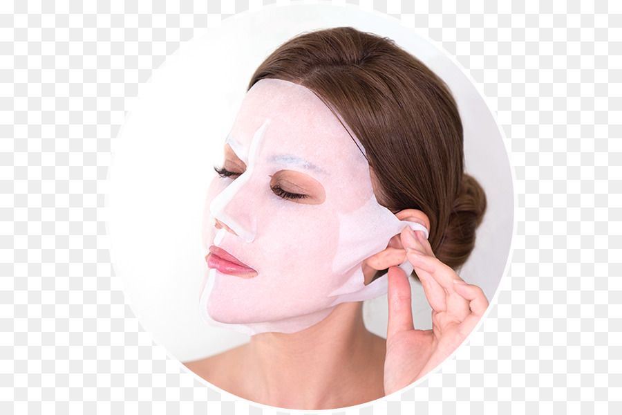 Maschera facciale di Cosmetici Caviale - le ragazze con un tipo di acne