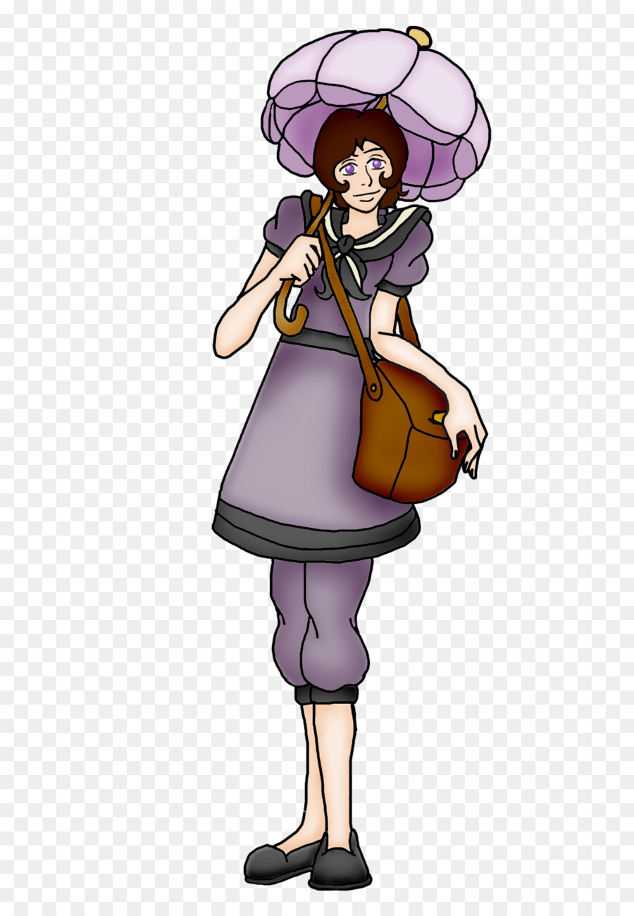 Cartoon Charakter Fiction - Strand lady
