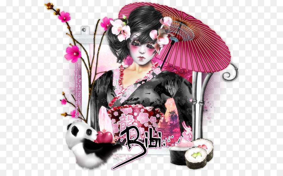 Geisha Pink-M-Blume - Blume