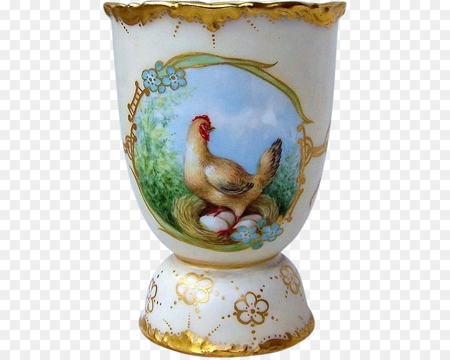 Porzellan-Hahn Geschirr, Vase - Vase