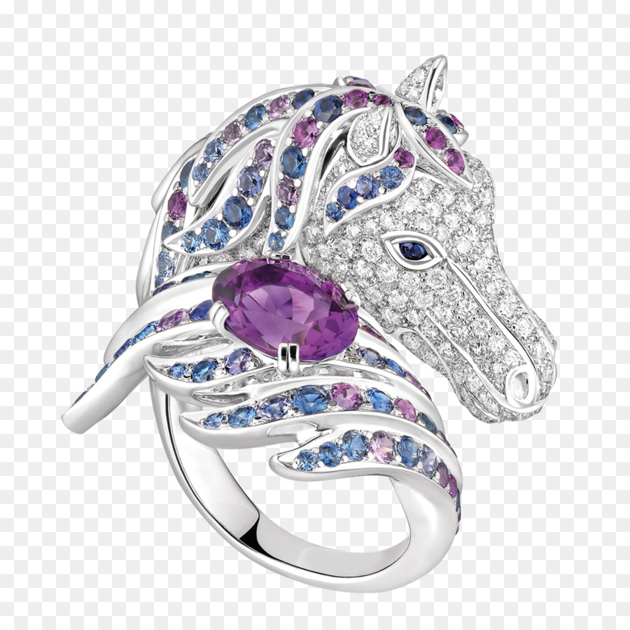 Amethyst-Schmuck-Ring Diamant Silber - Schmuck