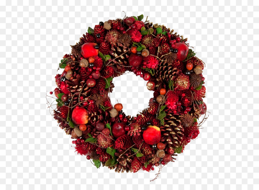 Ghirlanda di Natale, ornamento di Frutta - natale