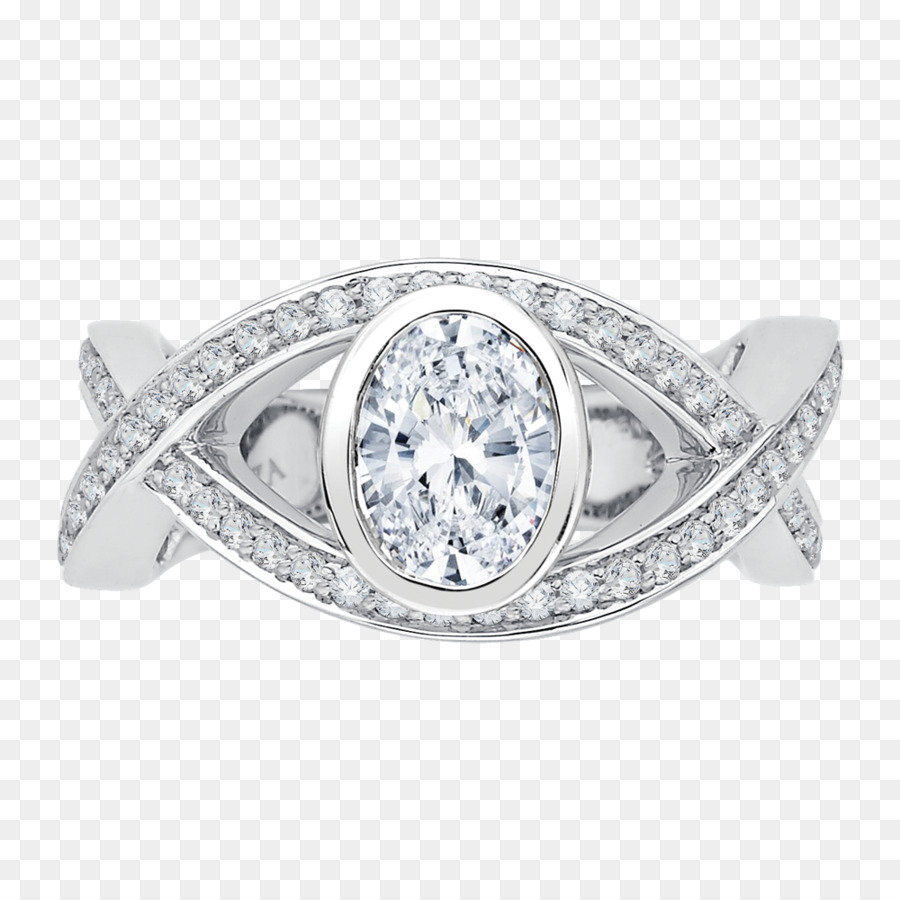 Verlobungsring Tacori Silber Lünette - Ring