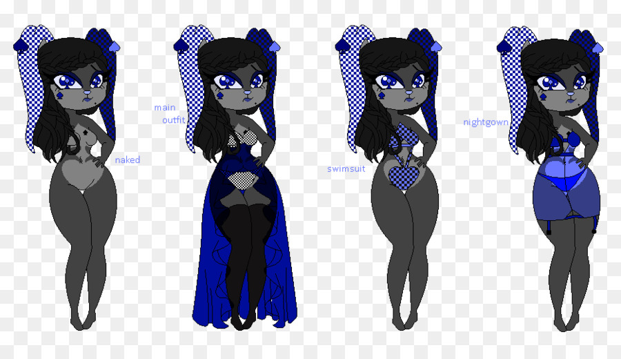Cobalt blue Black hair Homo sapiens Charakter - blutige Rose