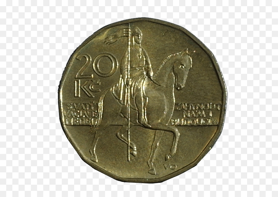 Moneta da Piazza Venceslao Medaglia corona ceca corona di San Venceslao Corale - Moneta