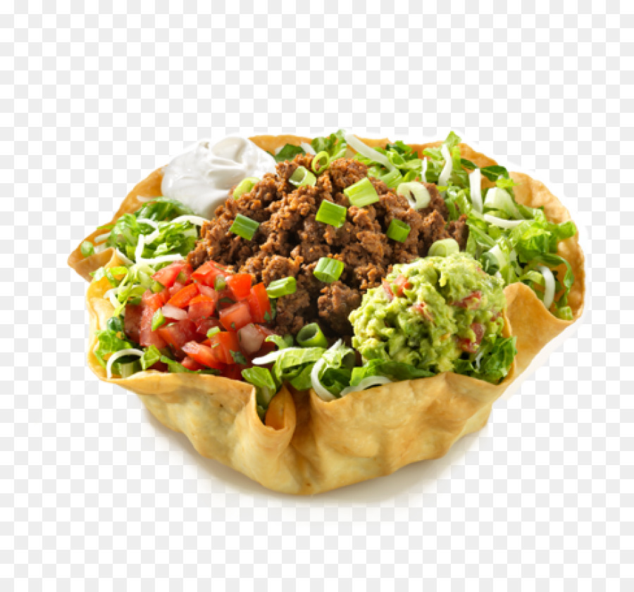 Mexikanische Küche des Tacosalats Hühnersalat - Salat