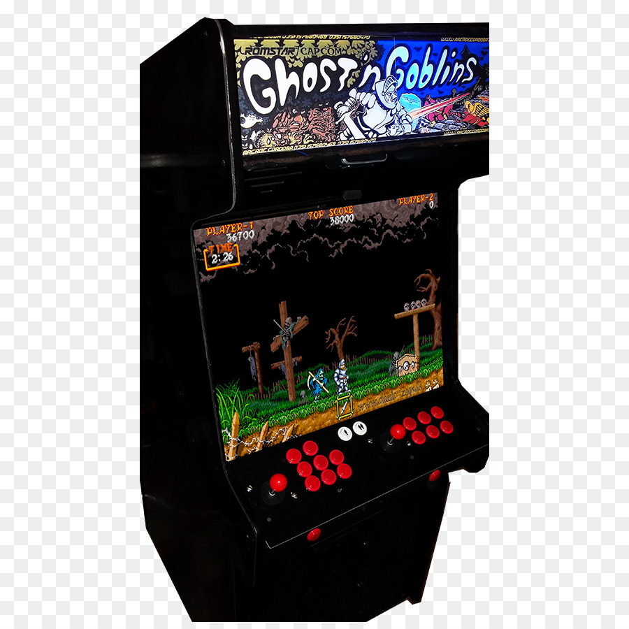 Arcade-cabinet Ghouls 'n Ghosts Arcade-Spiel, Spielhalle - Geist und goblins
