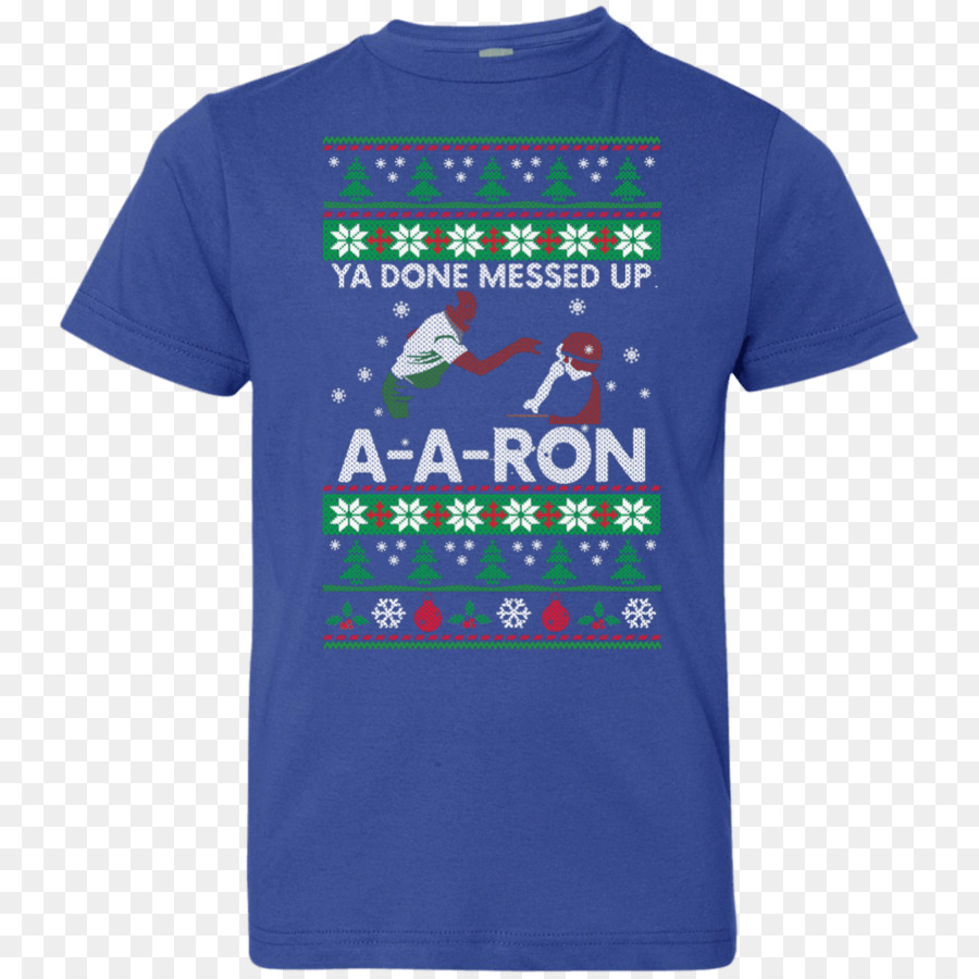 T-shirt Felpa con cappuccio Maglione di Natale jumper Aran jumper - Maglietta
