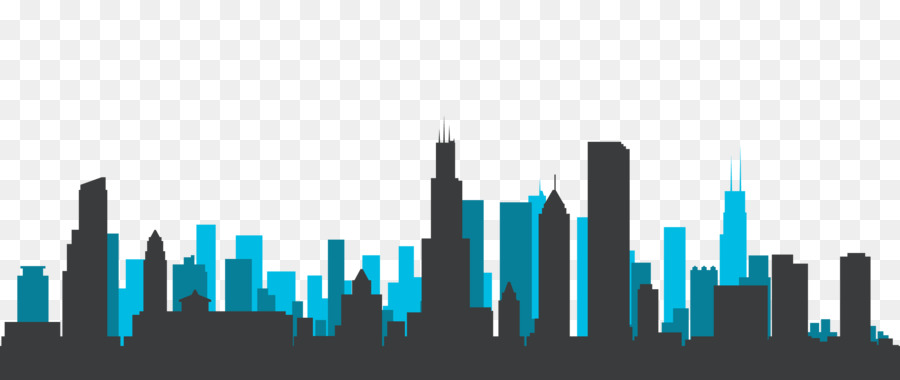 Chicago Skyline Silhouette Royalty free - Silhouette