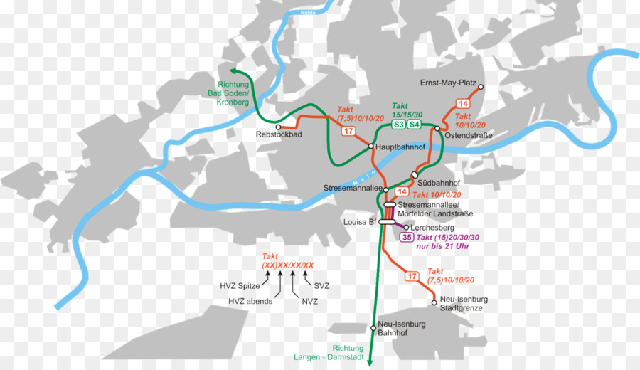Hugenottenhalle Geographische Mobilität Transport Trolley - linie