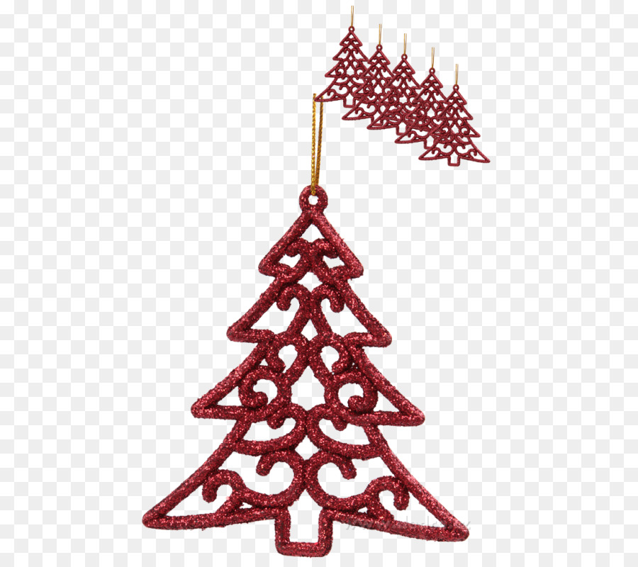 Weihnachtsbaum-Stoff-Servietten, Papier-Serviette ring - Weihnachtsbaum
