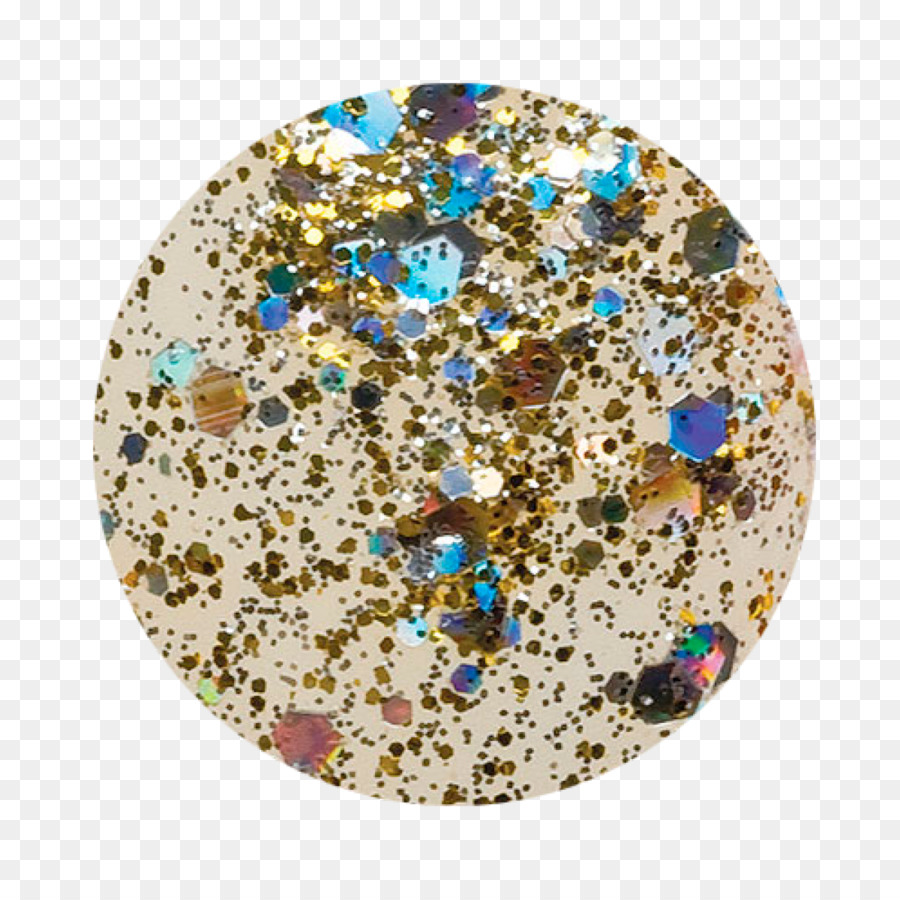 Glitter Gelish Mini Color Gel, Nail Muster - Juwelen