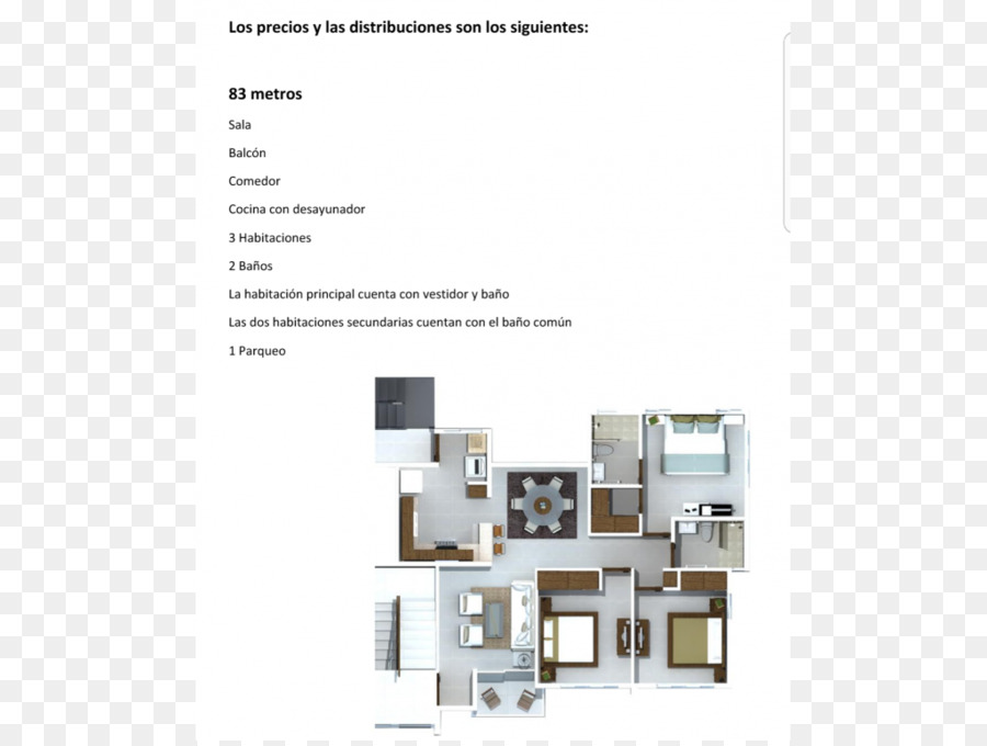 Santiago de los Caballeros Grundriss Architektur engineering Wohnung - Wohnung