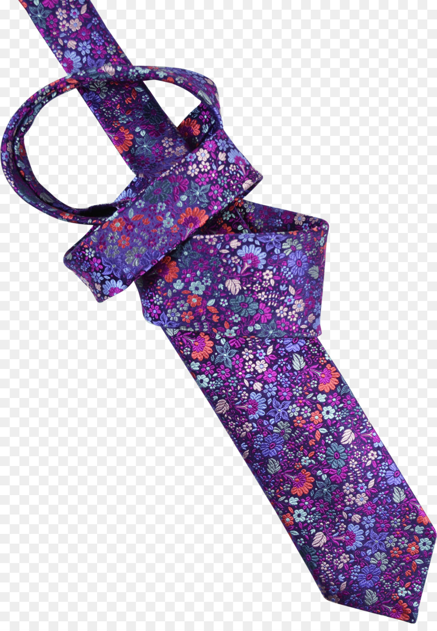 Krawatte Made in Italy Fashion Seide - fallende Blütenblätter