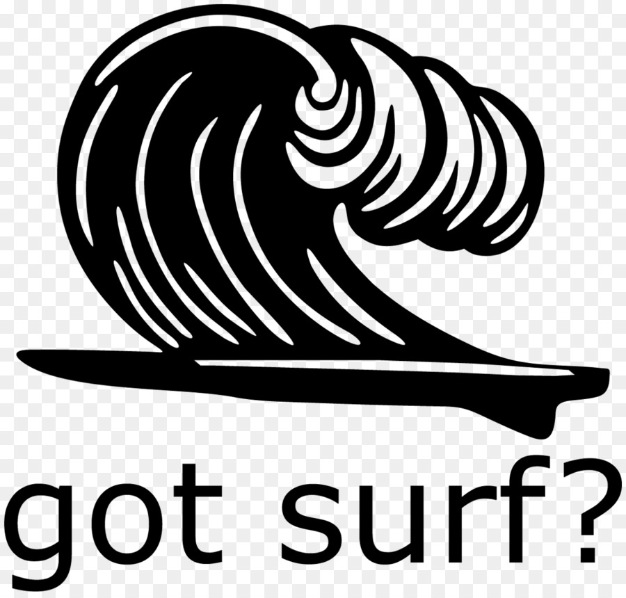 Wind wave Big wave Surf clipart - Surfbrett
