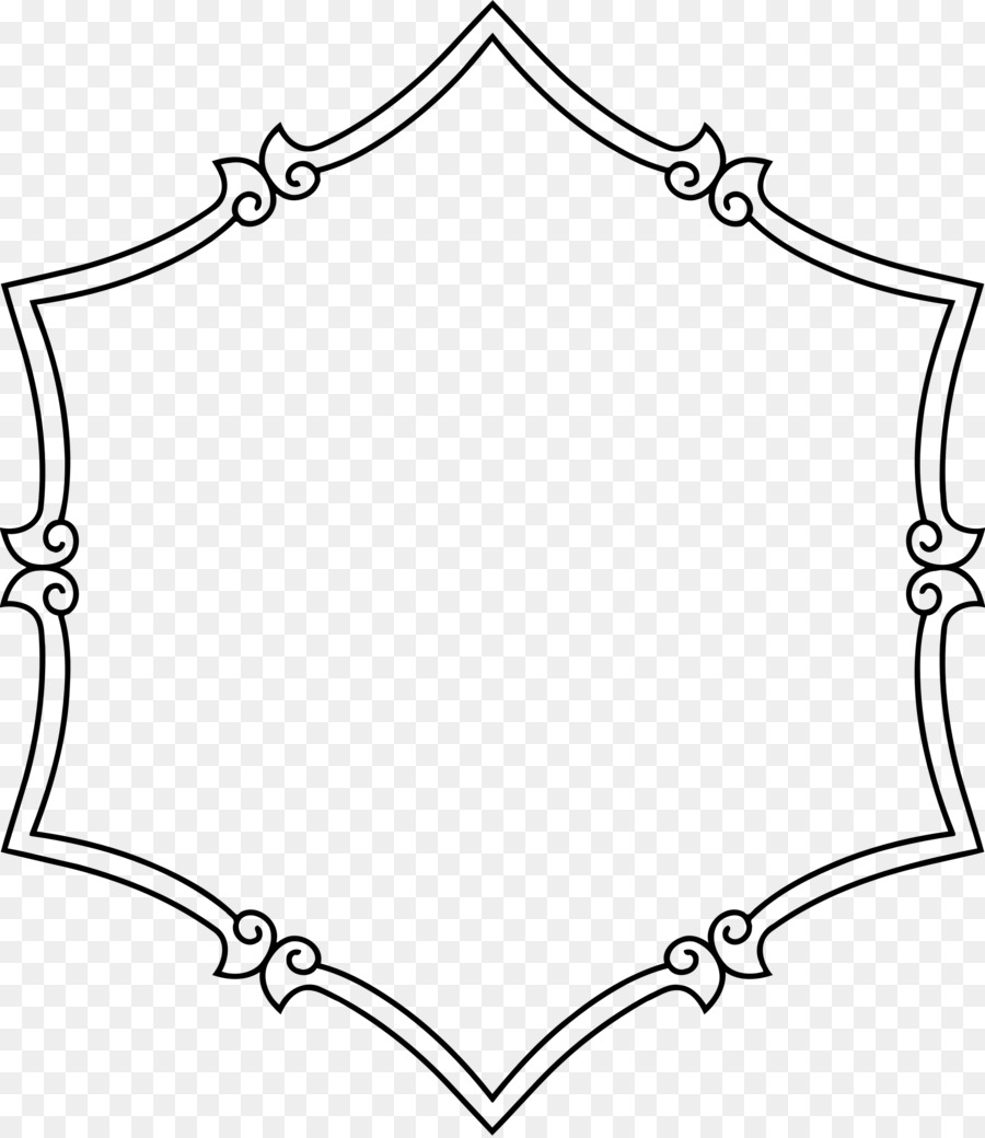 Trang trí Vẽ Đường nghệ thuật Clip nghệ thuật - hexagon khung