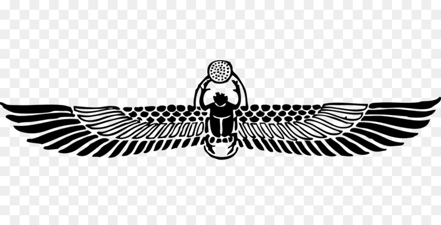 Das alte ägypten Mistkäfer Skarabäus, Tattoo - tattoo Flügel