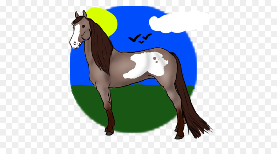 Bờm Mustang Ngựa Con Ngựa Colt - ngôi sao năm cánh shining
