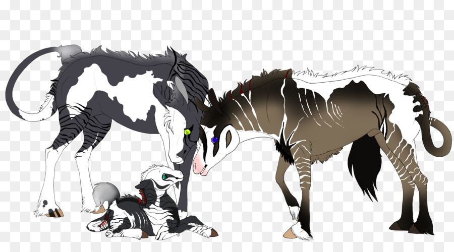 Horse Pack-Tier Charakter fleischfressende Wildtiere - Pferd