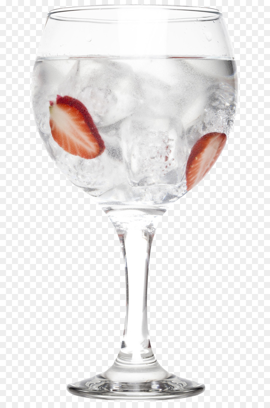 Gin und tonic-Wein-Glas, Cocktail garnieren - Cocktail