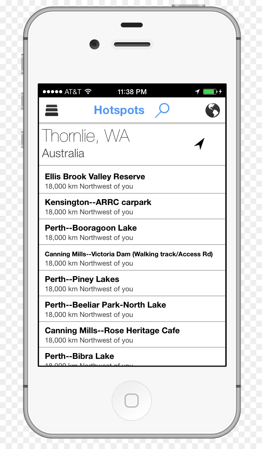 Hotspot Mobile Telefoni Cape May Screenshot - Telefono frame