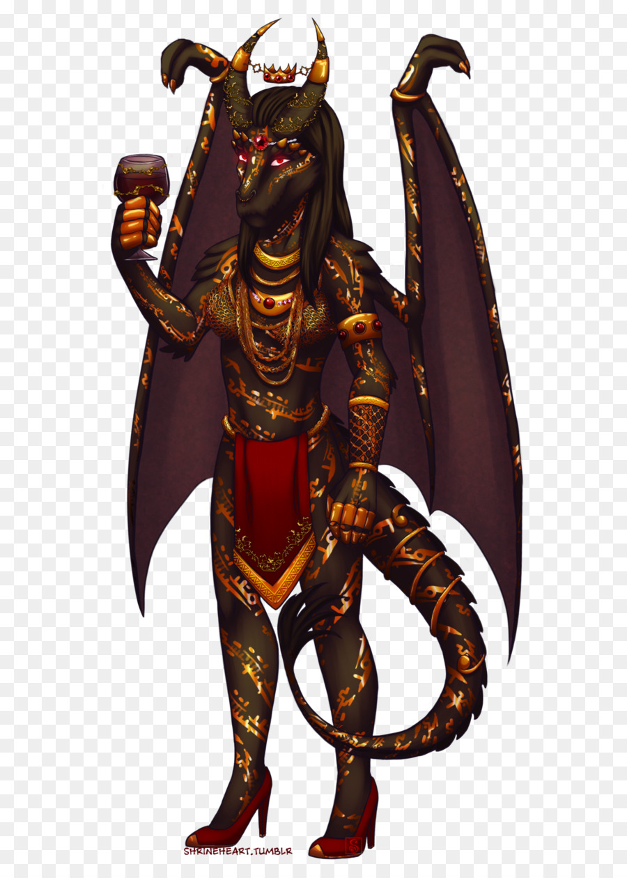 Demone della Mitologia Costume design creatura Leggendaria - demone