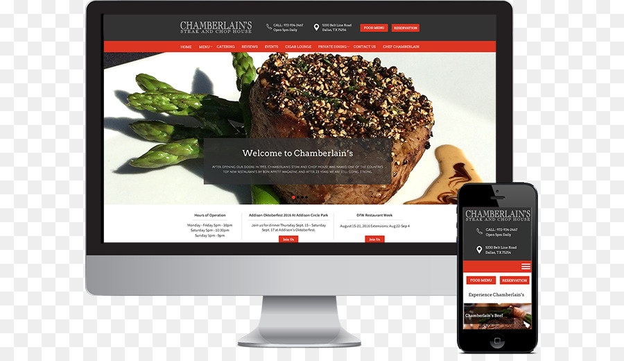 Web Entwicklung Chamberlain s Steak and Chop House Chophouse restaurant, Web design - Web design