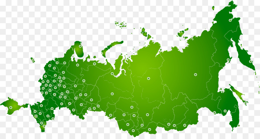 Bandiera della Russia Mappa Vettoriale - Russia