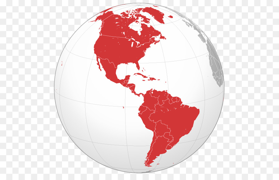 Sud America, Canada, Organizzazione degli Stati Americani Continente Mappa - Canada