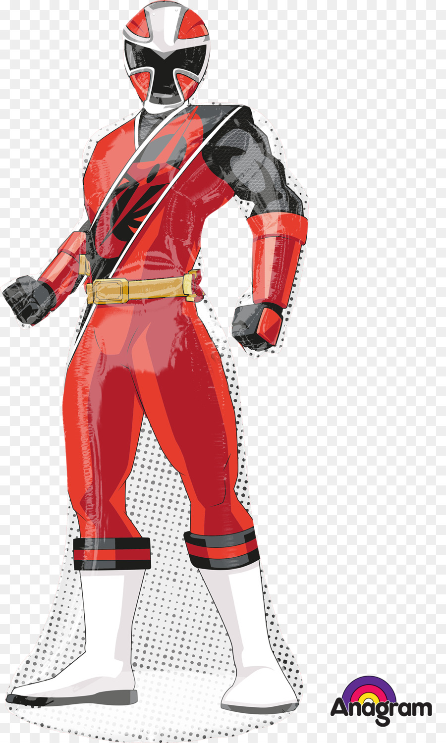 Red Ranger Power Rangers Ninja Acciaio Palloncino Compleanno - Power Rangers