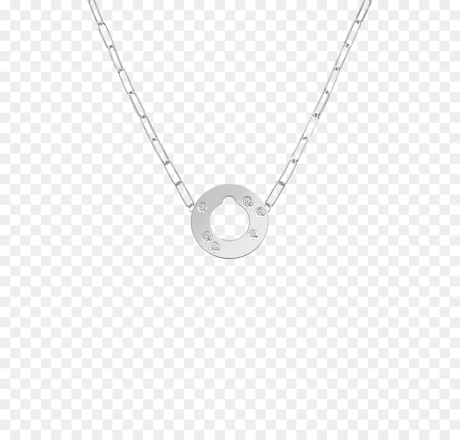 Medaillon Halskette Silber Körper Schmuck - Halskette